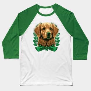 Golden Retriever St. Patrick's Day Baseball T-Shirt